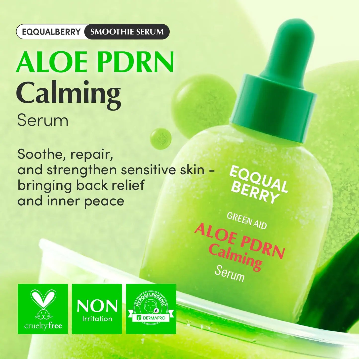 Eqqualberry Sérum Apaisant Aloès PDRN 30ml