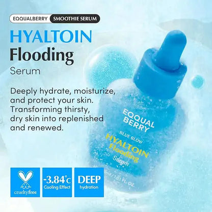 Sérum EQQUALBERRY EQQUALBERRY - Hyaltoin Flooding Serum 30ml à l'acide hyaluronique - 30 ml Parfumerie MAMA