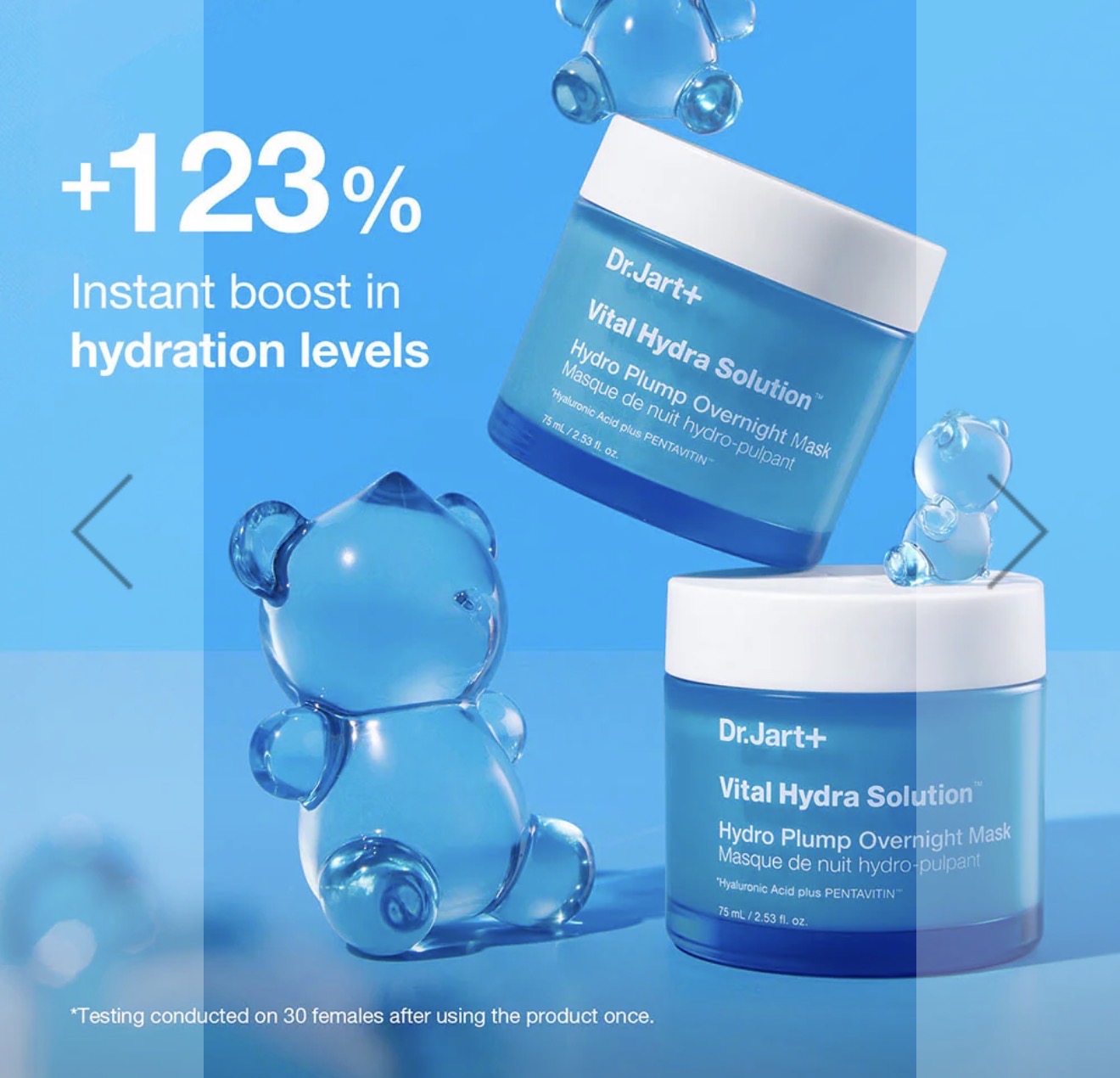 Dr.jart+ VITAL HYDRA SOLUTION™ - MASQUE DE NUIT HYDRATANT REPULPANT