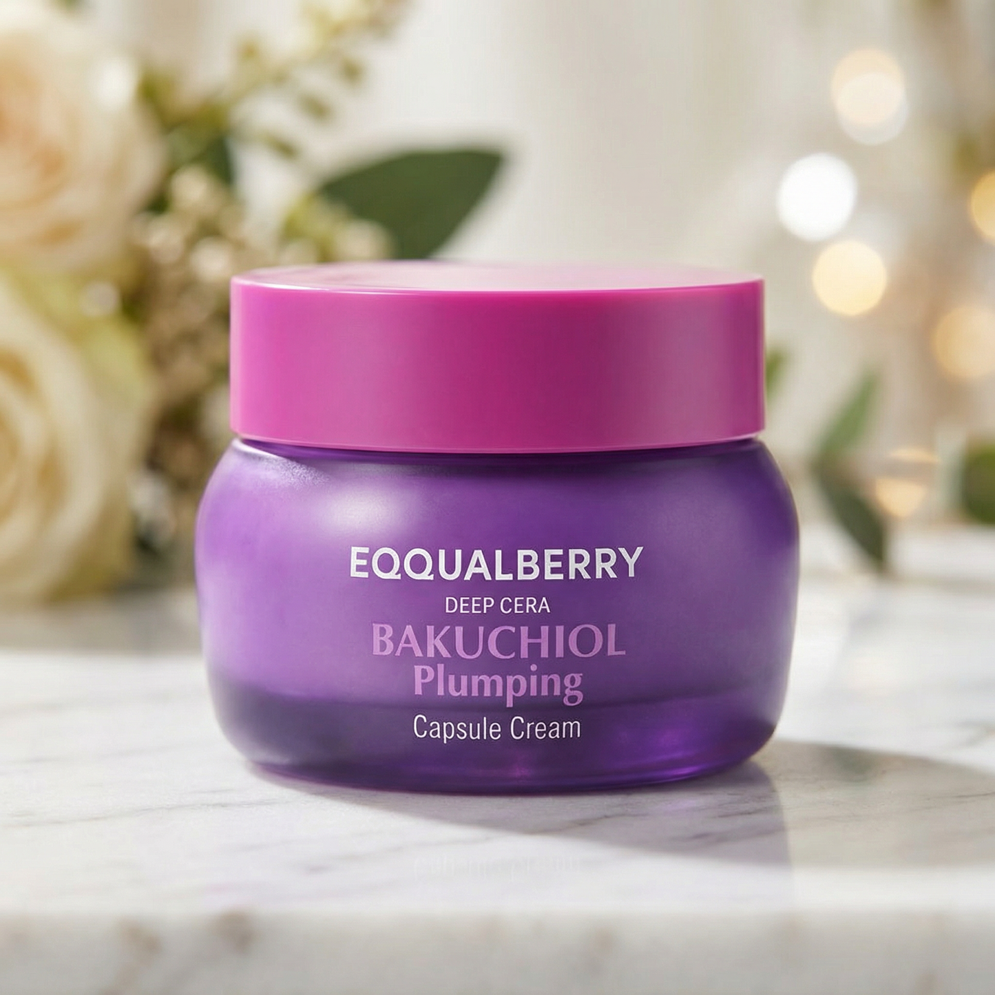 EQQUALBERRY Deep Cera Bakuchiol Crème Repulpante en Capsules – Crème Repulpante au Bakuchiol 50ml