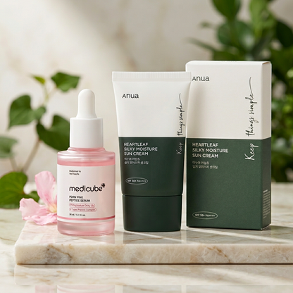 Pack collagène rose et protection solaire
